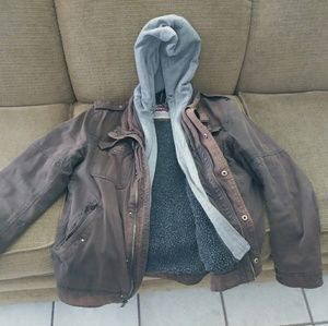 Mens 2 pocket trucker jacket